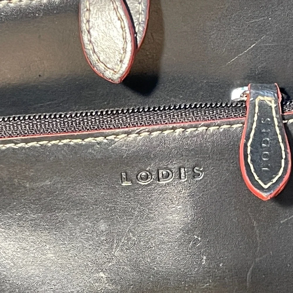 Lodis Audrey Collection Leather City Bag Backpack - Black
